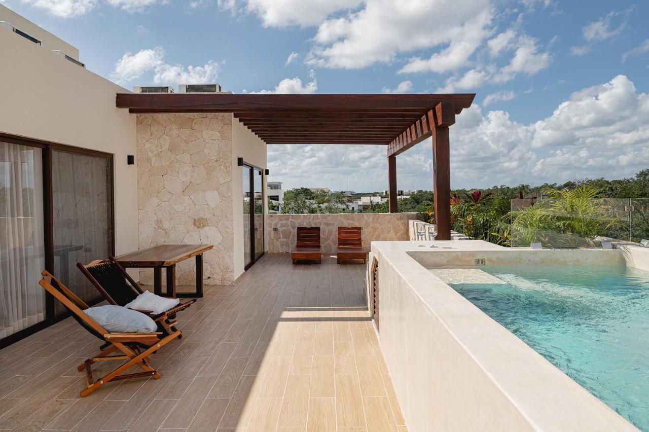 Apartment And Penthouse Blue Luxury Kukulkan טולום מראה חיצוני תמונה